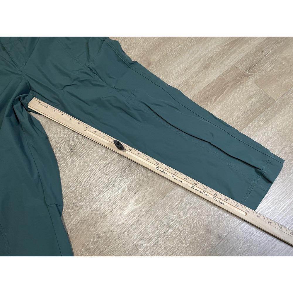 Kirkland Pants Womens 10 Green Travel Outdoor Hiking Fishing Stretch Crop Nylon - Picture 5 of 6